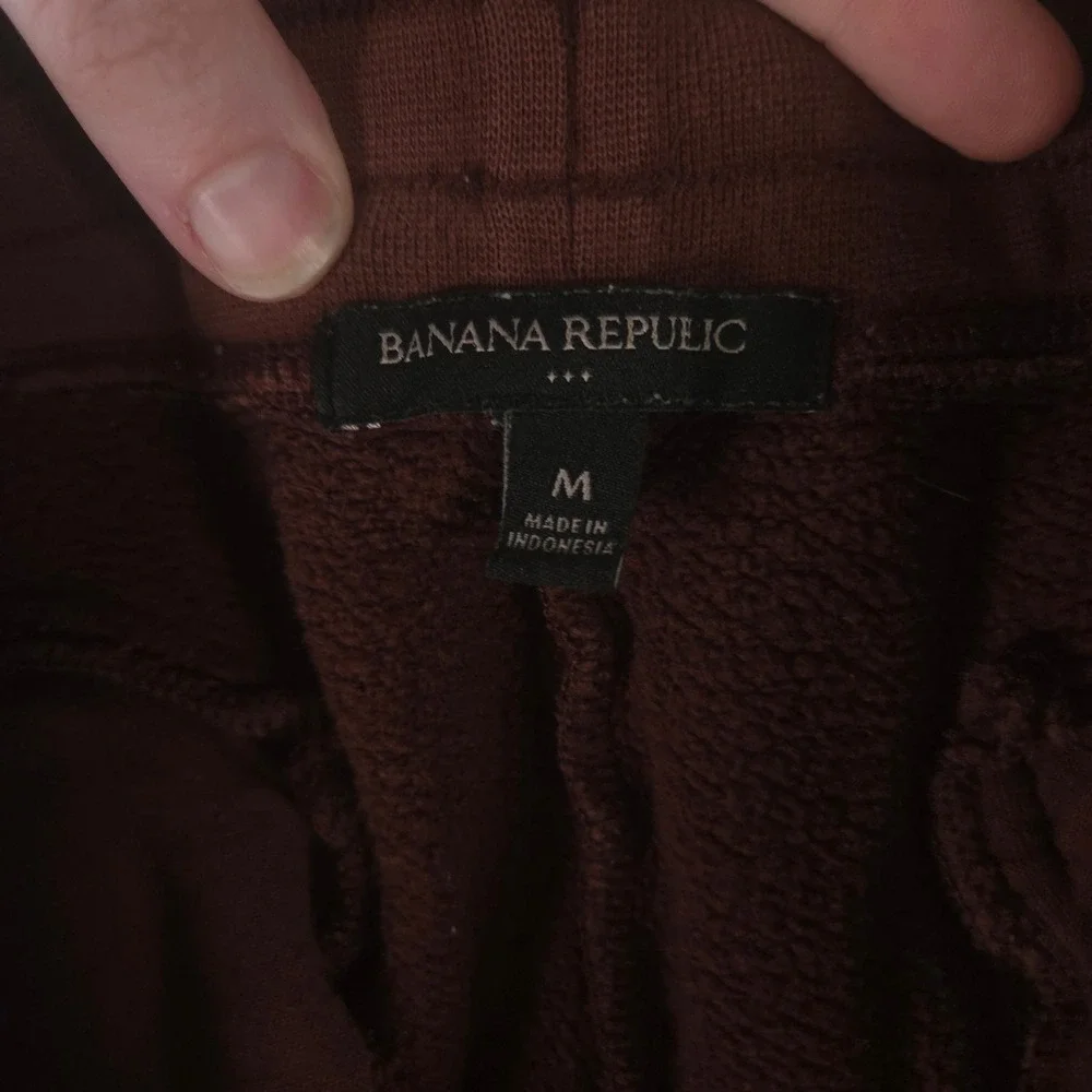 LOT OF 2 Banana Republic Sweatpants Mens M Tall Fleece Jogger French Terry Pants